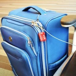 Lumintrail Outdoor Recreation Travel Lock TSA Approved 3 Digit Combination With Steel Cable