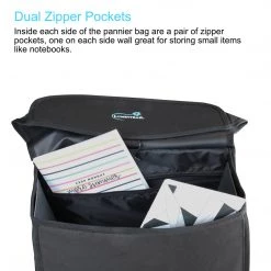 Lumintrail Double Pannier Bike Bags 36L Bag Capacity For Rear Bicycle Rack Outdoor Recreation