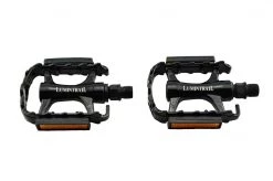 Lumintrail Outdoor Recreation Bike Pedals: Non-Slip Performance Platform Alloy