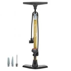 Outdoor Recreation Lumintrail 160 PSI Dual Valve Bike Pump With High Pressure Gauge PM-32B