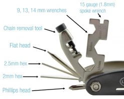 Lumintrail Bicycle 18-Function Multi Tool Outdoor Recreation