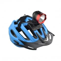 Lumintrail LED Bicycle Headlight Set With Helmet Mount - 1000 Lumen
