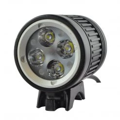 Lumintrail LED Bicycle Headlight Set With Helmet Mount - 1600 Lumen