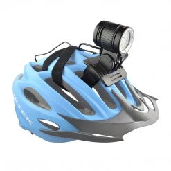 Lumintrail LED Bicycle Headlight Set With Helmet Mount - 1600 Lumen
