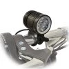 Lumintrail LED Bicycle Headlight Set With Helmet Mount - 1600 Lumen