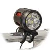 Lumintrail LED Bicycle Headlight Set With Helmet Mount - 3000 Lumen