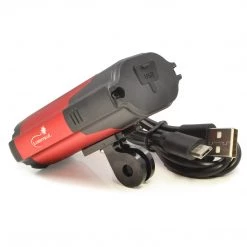 Lumintrail Bike Headlight: USB Rechargeable With Tail Light Set