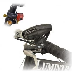 Lumintrail LED Bike Safety Light Set USB Rechargeable - 1000 Lumen