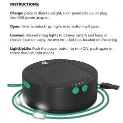 Outdoor Recreation MPOWERD Luci Solar String Lights & Mobile Charger