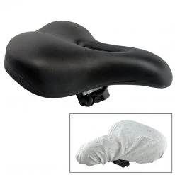 Lumintrail Cruiser Bicycle Seat: Vented With Built-In Protective Cover