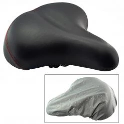 Lumintrail Wide Bike Seat: 10.5 Inch Wide Comfort Cruiser