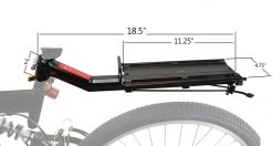 Lumintrail Quick Release Rear Seatpost Bike Cargo Rack 14 Lumintrail Quick Release Rear Seatpost Bike Cargo Rack