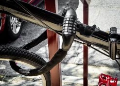 Lumintrail Outdoor Recreation Bike Lock With Steel Coil Combination Chain