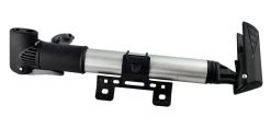 Lumintrail Outdoor Recreation Mini Bike Pump Rotating Dual Nozzle Head With Built-in Gauge