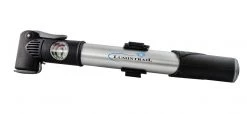 Lumintrail Outdoor Recreation Mini Bike Pump Rotating Dual Nozzle Head With Built-in Gauge