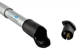 Lumintrail Outdoor Recreation Mini Bike Pump With Retractable Hose And Nozzle Adapter