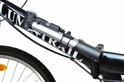 Lumintrail Outdoor Recreation Telescoping Mini Bike Pump Dual Nozzle With Built-in Gauge