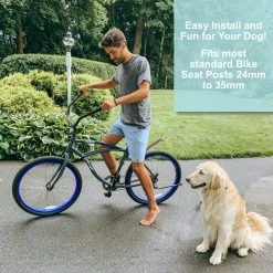 Outdoor Recreation Lumintrail Dog Bike Leash Attachment For Hands Free Dog Walking And Exercise - Leash Included