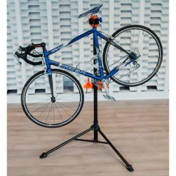 Outdoor Recreation Lumintrail Bike Repair Stand Portable Adjustable Bicycle Workstand