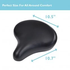 Outdoor Recreation Lumintrail Oversize Comfort Bike Seat Universal Fit Wide Saddle For Outdoor And Exercise Bikes 11 Outdoor Recreation Lumintrail Oversize Comfort Bike Seat Universal Fit Wide Saddle For Outdoor And Exercise Bikes