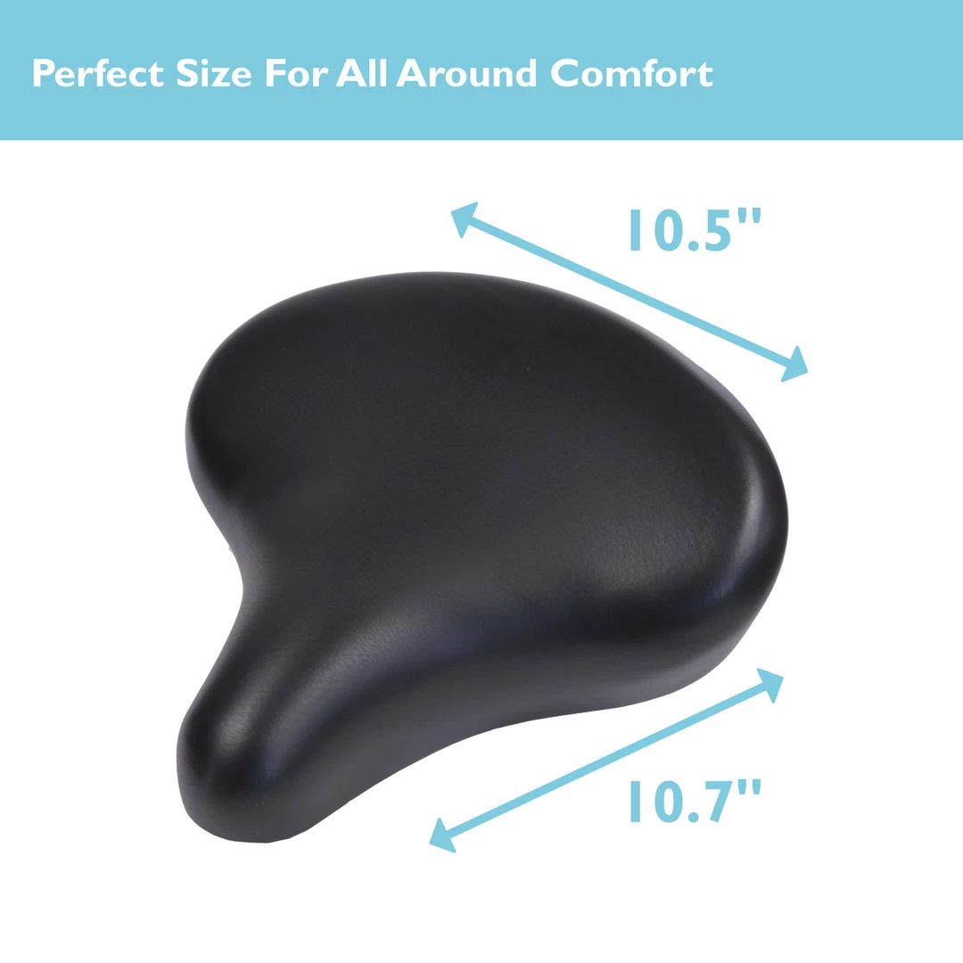 Outdoor Recreation Lumintrail Oversize Comfort Bike Seat Universal Fit Wide Saddle For Outdoor And Exercise Bikes 4 Outdoor Recreation Lumintrail Oversize Comfort Bike Seat Universal Fit Wide Saddle For Outdoor And Exercise Bikes
