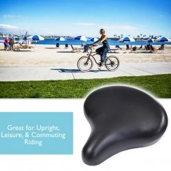 Outdoor Recreation Lumintrail Oversize Comfort Bike Seat Universal Fit Wide Saddle For Outdoor And Exercise Bikes 13 Outdoor Recreation Lumintrail Oversize Comfort Bike Seat Universal Fit Wide Saddle For Outdoor And Exercise Bikes