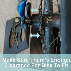 Lumintrail Bike Floor Hub Mount Rear Parking Rack Stand For Mountain Bike And Road Bicycle Outdoor Recreation