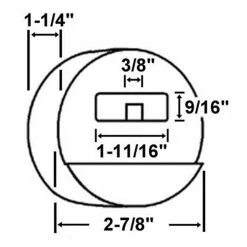 Master Lock 6271KA 2-7/8in (73mm) Hidden Shackle Tumbler Padlock Outdoor Recreation