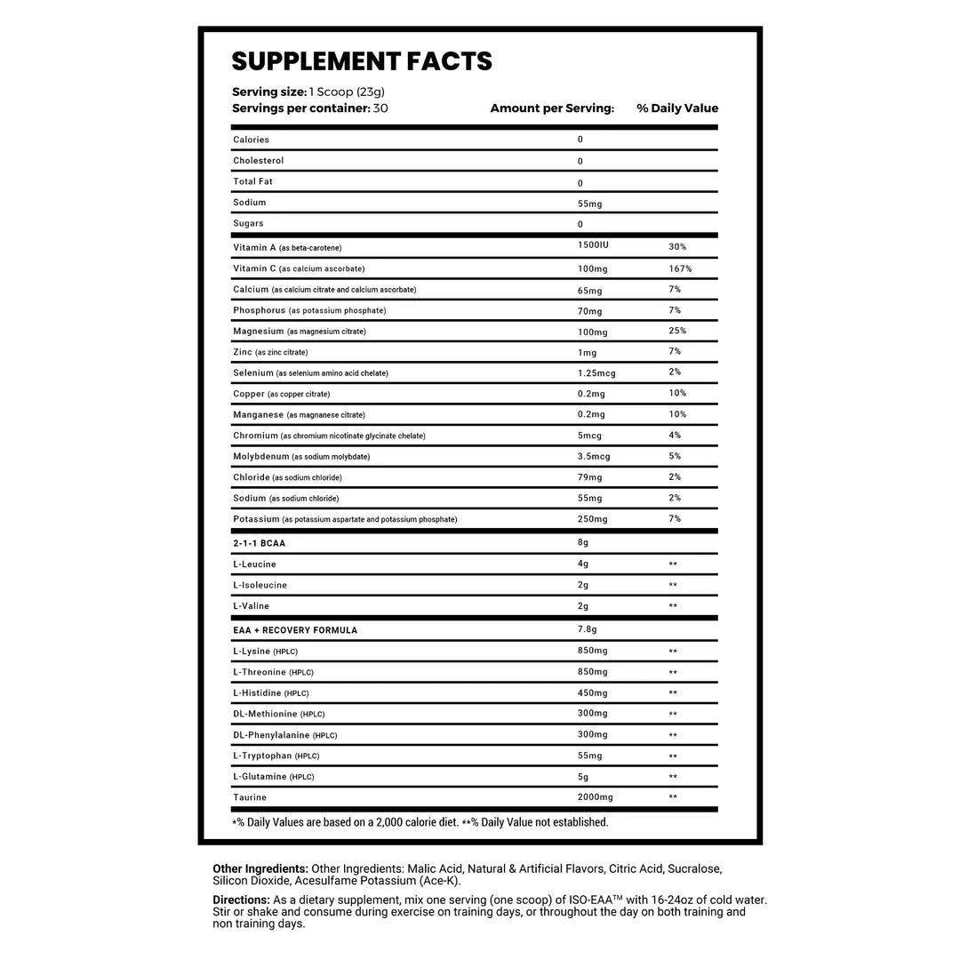 Man Sports ISO-EAA Complete Amino Hydration Supplement Health Supplements 3 Man Sports ISO-EAA Complete Amino Hydration Supplement Health Supplements