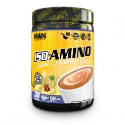 Man Sports ISO Amino Coffee Creamer Bliss With Isolated BCAAs - French Vanilla Health Supplements