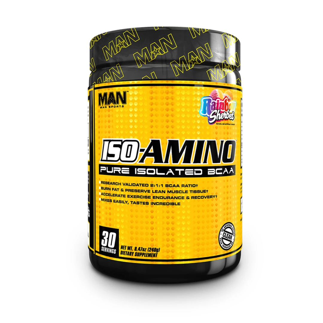 Man Sports ISO-Amino Pure Isolated BCAA's - 30 Servings Health Supplements 2 Man Sports ISO-Amino Pure Isolated BCAA's - 30 Servings Health Supplements