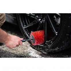 Maxshine PP Handle Car Wheel And Rim Brush, Home/Office Clean Brush, 45cm Length