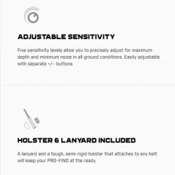 Minelab PRO-FIND 35 Pinpointer Waterproof Housing Outdoor Recreation