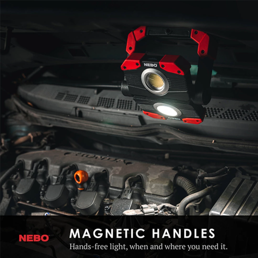 Nebo OMNI 2K Rechargeable Work Light 2000 Lumen LED Light And Power Bank 4 Nebo OMNI 2K Rechargeable Work Light 2000 Lumen LED Light And Power Bank