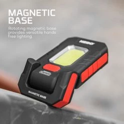 Nebo Rechargeable WorkBrite Grab Work Light 300 Lumen LED With Magnetic Grabber Tool