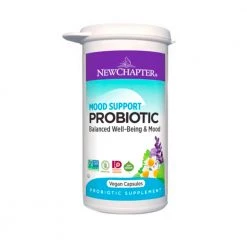 Health Supplements New Chapter Mood Support Probiotic Supplement, Digestive And Immune Health, 30 Vegan Capsules - 0114