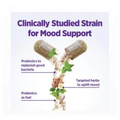 Health Supplements New Chapter Mood Support Probiotic Supplement, Digestive And Immune Health, 30 Vegan Capsules - 0114