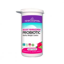 New Chapter Weight Management Probiotic Supplement, Digestive And Immune Health, 30 Vegan Capsules - 0116