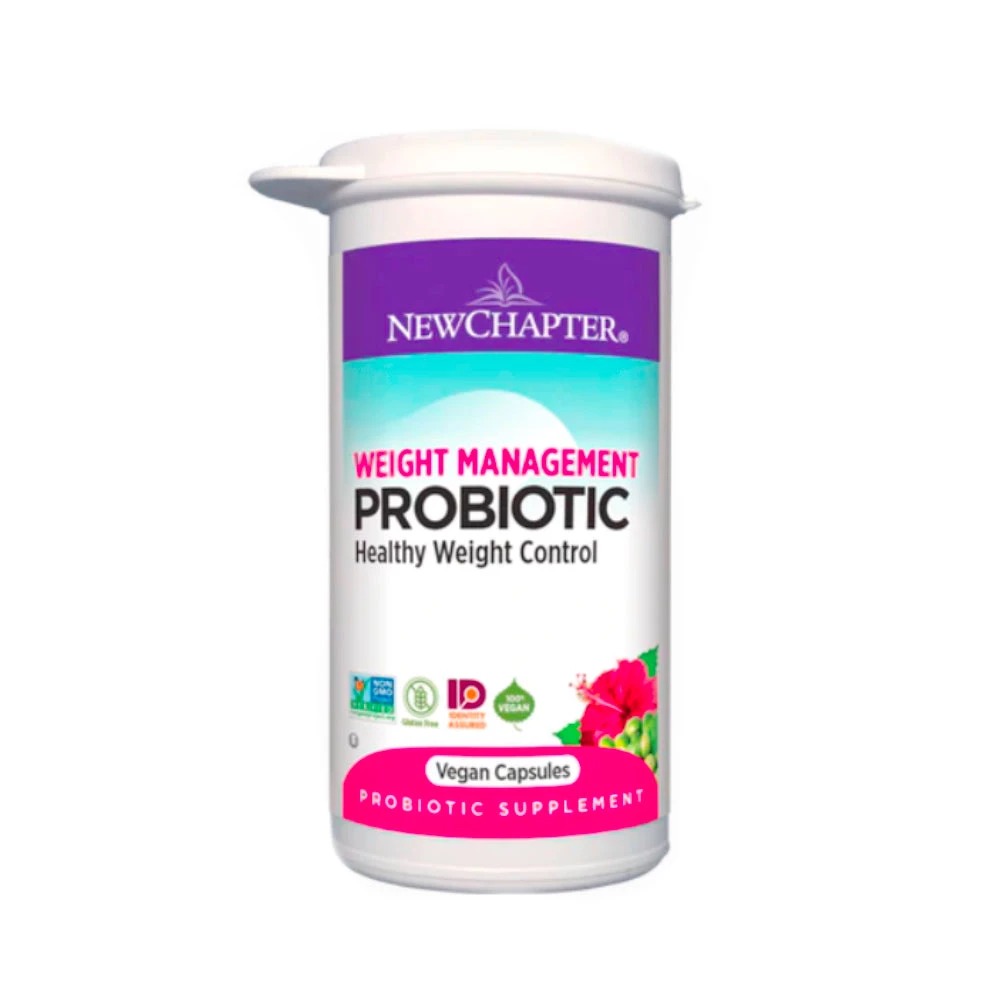 New Chapter Weight Management Probiotic Supplement, Digestive And Immune Health, 30 Vegan Capsules - 0116 1 New Chapter Weight Management Probiotic Supplement, Digestive And Immune Health, 30 Vegan Capsules - 0116