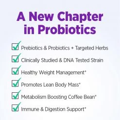 New Chapter Weight Management Probiotic Supplement, Digestive And Immune Health, 30 Vegan Capsules - 0116 13 New Chapter Weight Management Probiotic Supplement, Digestive And Immune Health, 30 Vegan Capsules - 0116
