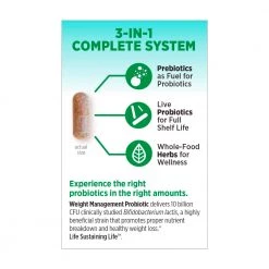 New Chapter Weight Management Probiotic Supplement, Digestive And Immune Health, 30 Vegan Capsules - 0116 14 New Chapter Weight Management Probiotic Supplement, Digestive And Immune Health, 30 Vegan Capsules - 0116