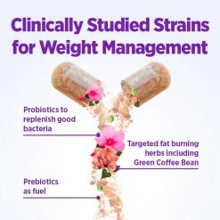 New Chapter Weight Management Probiotic Supplement, Digestive And Immune Health, 30 Vegan Capsules - 0116 11 New Chapter Weight Management Probiotic Supplement, Digestive And Immune Health, 30 Vegan Capsules - 0116