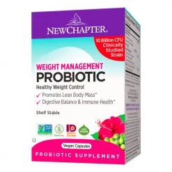 New Chapter Weight Management Probiotic Supplement, Digestive And Immune Health, 30 Vegan Capsules - 0116 10 New Chapter Weight Management Probiotic Supplement, Digestive And Immune Health, 30 Vegan Capsules - 0116