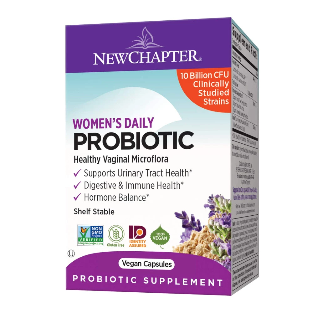 New Chapter Women's Daily Probiotic With Prebiotics And Probiotics, Vegan, Non-GMO, 30 Vegan Capsules - 0112 Health Supplements 3 New Chapter Women's Daily Probiotic With Prebiotics And Probiotics, Vegan, Non-GMO, 30 Vegan Capsules - 0112 Health Supplements