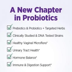 New Chapter Women's Daily Probiotic With Prebiotics And Probiotics, Vegan, Non-GMO, 30 Vegan Capsules - 0112 Health Supplements 13 New Chapter Women's Daily Probiotic With Prebiotics And Probiotics, Vegan, Non-GMO, 30 Vegan Capsules - 0112 Health Supplements