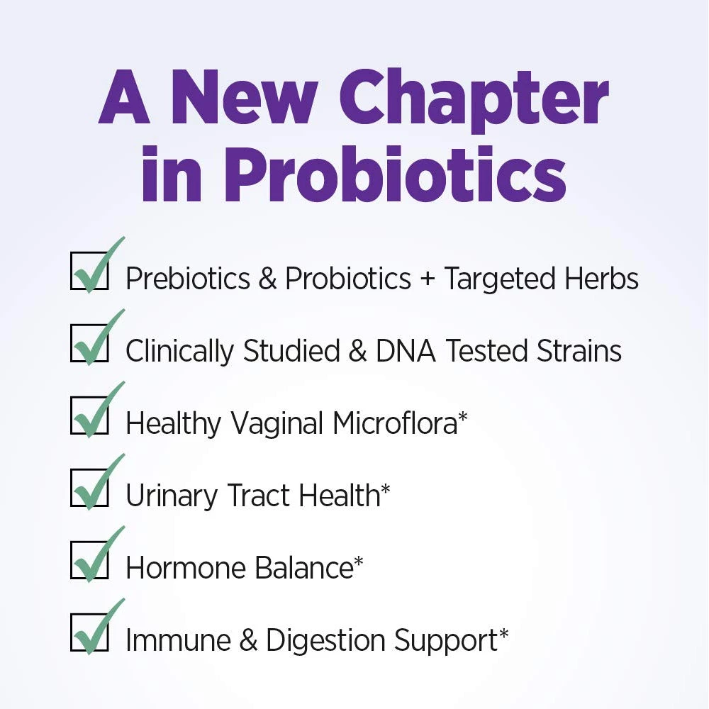 New Chapter Women's Daily Probiotic With Prebiotics And Probiotics, Vegan, Non-GMO, 30 Vegan Capsules - 0112 Health Supplements 5 New Chapter Women's Daily Probiotic With Prebiotics And Probiotics, Vegan, Non-GMO, 30 Vegan Capsules - 0112 Health Supplements
