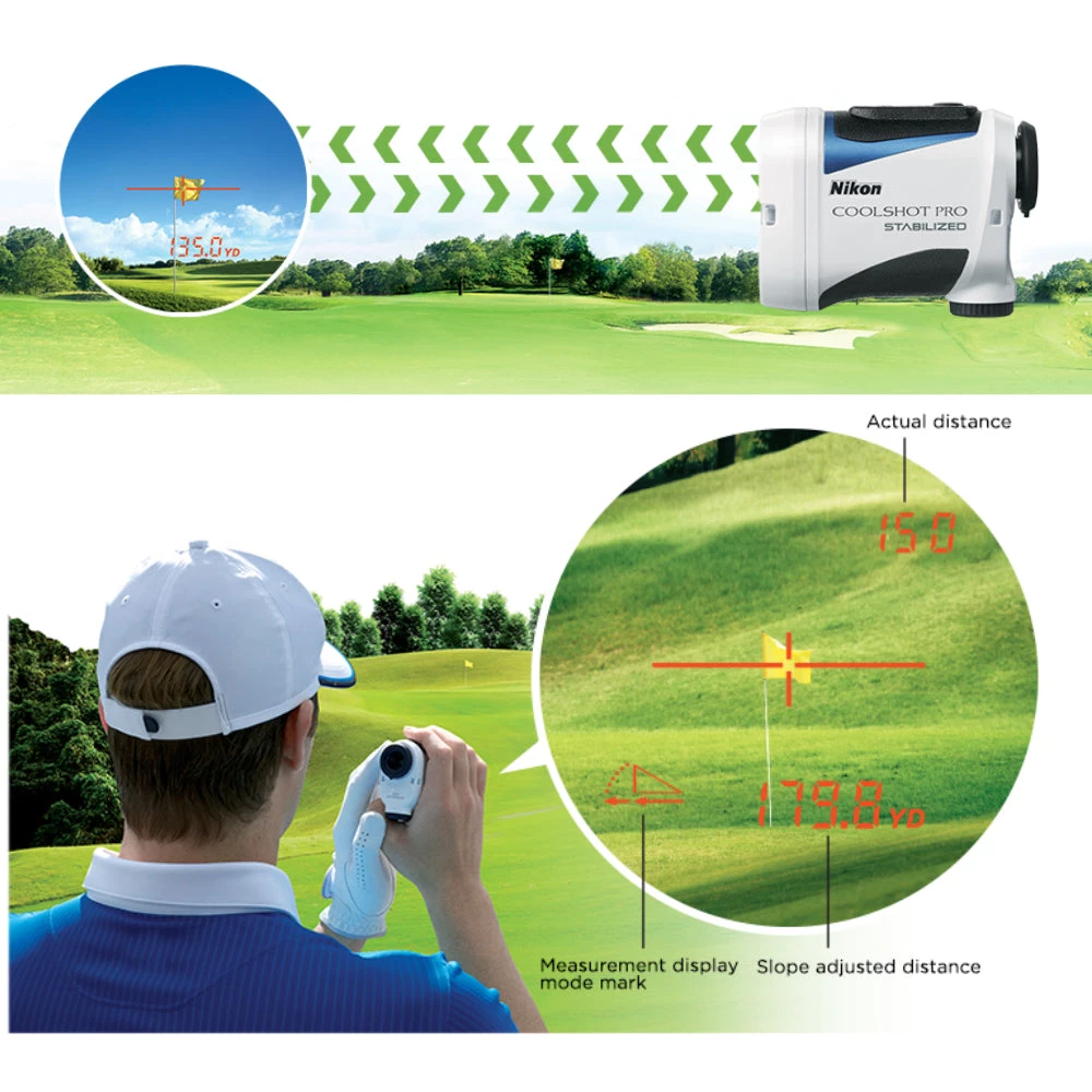 Nikon Coolshot Pro Golf Stabilized Rangefinder Sport Optics 7 Nikon Coolshot Pro Golf Stabilized Rangefinder Sport Optics
