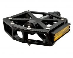 Lumintrail Bike Pedals: Flat Alloy Platform For MTB Or BMX Mountain Bikes