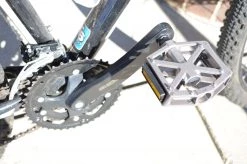 Lumintrail Bike Pedals: Flat Alloy Platform For MTB Or BMX Mountain Bikes