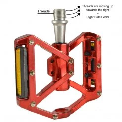 Lumintrail Outdoor Recreation Bike Pedals: Sealed Bearing Alloy Platform